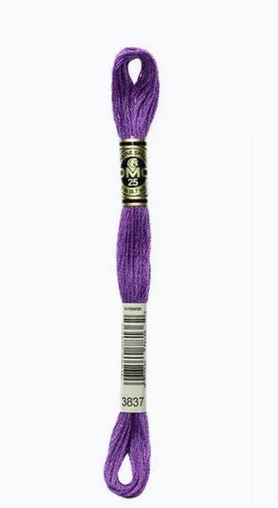 DMC 6 Strand Cotton Embroidery Floss / 3837 Ultra DK Lavender