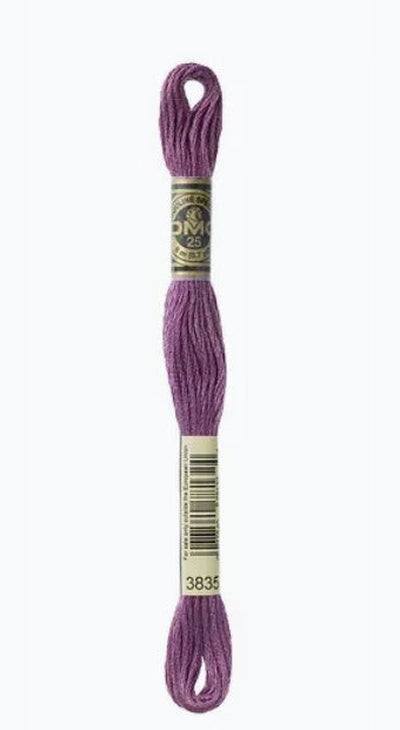 DMC 6 Strand Cotton Embroidery Floss / 3835 MD Grape