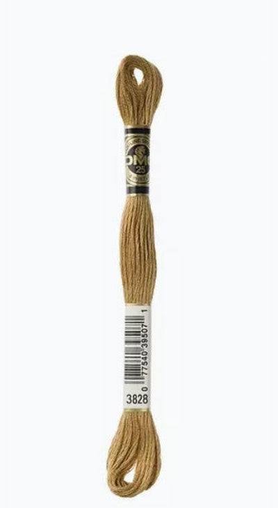 DMC 6 Strand Cotton Embroidery Floss / 3828 Hazelnut Brown