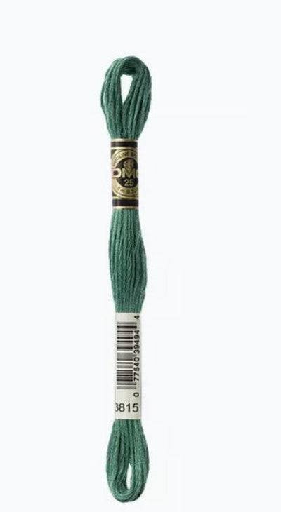 DMC 6 Strand Cotton Embroidery Floss / 3815 DK Celadon Green