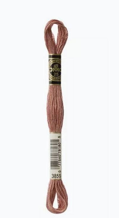 DMC 6 Strand Cotton Embroidery Floss / 3859 LT Rosewood