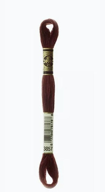 DMC 6 Strand Cotton Embroidery Floss / 3857 DK Rosewood