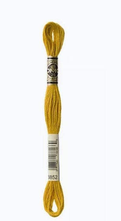 DMC 6 Strand Cotton Embroidery Floss / 3852 V DK Straw