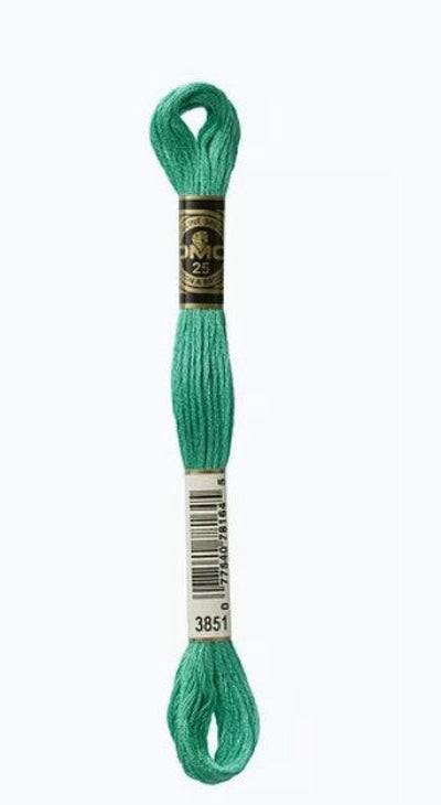 DMC 6 Strand Cotton Embroidery Floss / 3851 LT Bright Green