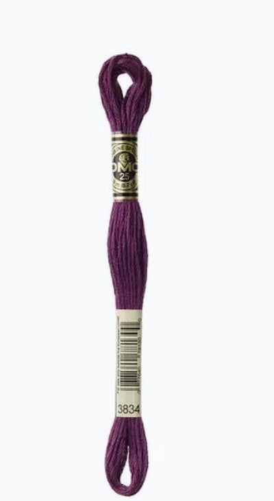 DMC 6 Strand Cotton Embroidery Floss / 3834 DK Grape