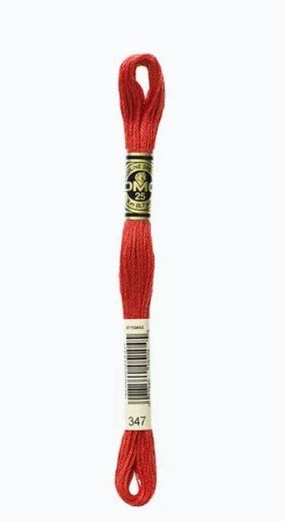 DMC 6 Strand Cotton Embroidery Floss / 347 V DK Salmon