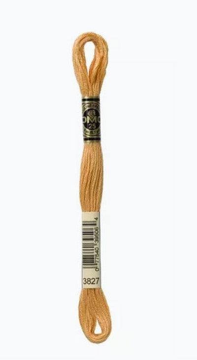 DMC 6 Strand Cotton Embroidery Floss / 3827 Pale Golden Brown