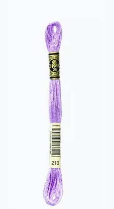 DMC 6 Strand Cotton Embroidery Floss / 210 MD Lavender