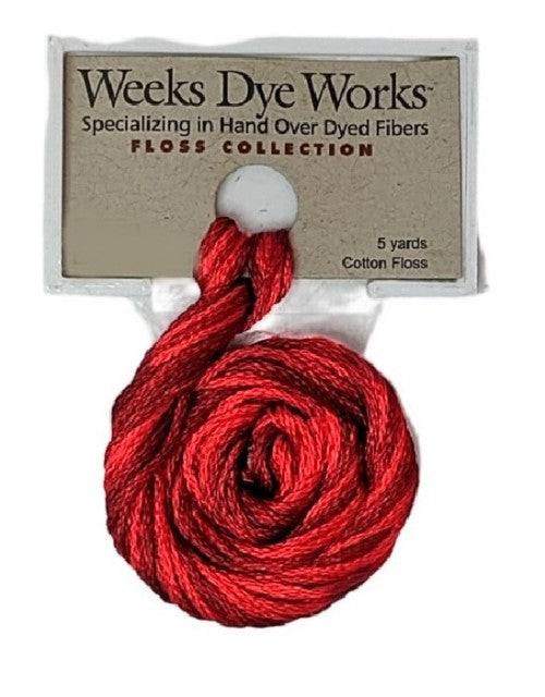 Weeks Dye Works 6 Strand Floss / 2266 Turkish Red