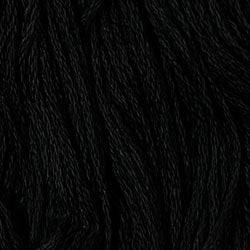 Valdani Solid 6 Ply Skeins / 1 Black