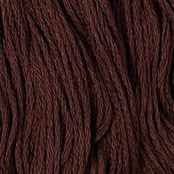 Valdani Solid 6 Ply Skeins / 1644 Red Brown Med. Dark