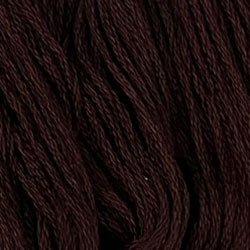 Valdani Solid 6 Ply Skeins / 1645 Red Brown Dark