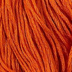 Valdani Solid 6 Ply Skeins / 204 Orange Bright