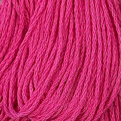 Valdani Solid 6 Ply Skeins / 49 Electric Pink