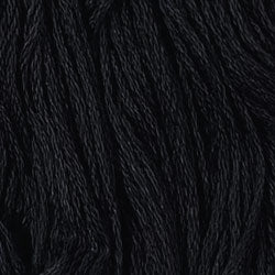 Valdani Solid 6 Ply Skeins / 8113 Black Dark