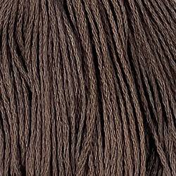 Valdani Solid 6 Ply Skeins / 8121 Brown Black Light