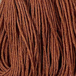 Valdani Solid 6 Ply Skeins / 863 Faded Rust Dark