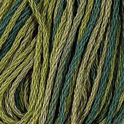 Valdani Variegated 6 Ply Skeins / M19 Olives