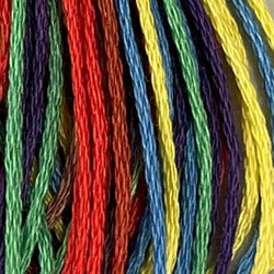 Valdani Variegated 6 Ply Skeins / M45 Brights