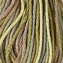 Valdani Variegated 6 Ply Skeins / M80 Distant Grass