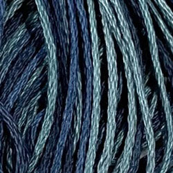 Valdani Variegated 6 Ply Skeins / O537 Sea Deep