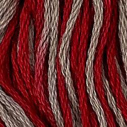 Valdani Variegated 6 Ply Skeins / O584 Smoked Reds - Limited Edition