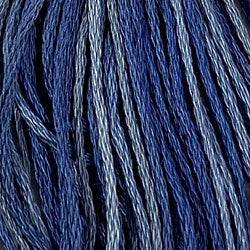 Valdani Variegated 6 Ply Skeins / P7 Withered Blue - Vintage Hues