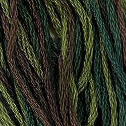 Valdani Variegated 6 Ply Skeins / M82 Backyard Greenfield