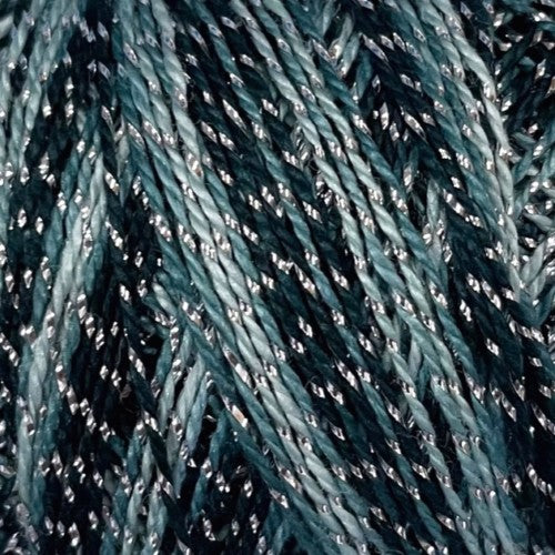 Valdani Sparkle Pearl Cotton - Size 8 / C701 Sparkly Night