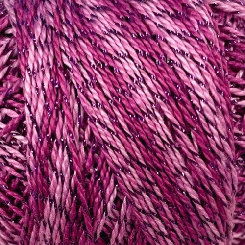 Valdani Sparkle Pearl Cotton - Size 8 / C706 Sparkly Lavender