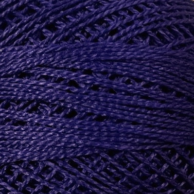 Valdani Solid Pearl Cotton Ball Size 8 - 73yd / 1245 Grape Soda