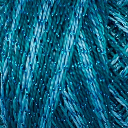 Valdani Sparkle Pearl Cotton - Size 12 / C703 Sparkly Waves