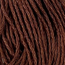 Valdani Solid 6 Ply Skeins / 171 Rich Brown Light