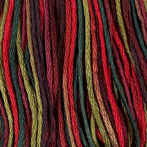 Valdani Variegated 6 Ply Skeins / M57 Summer Blooms