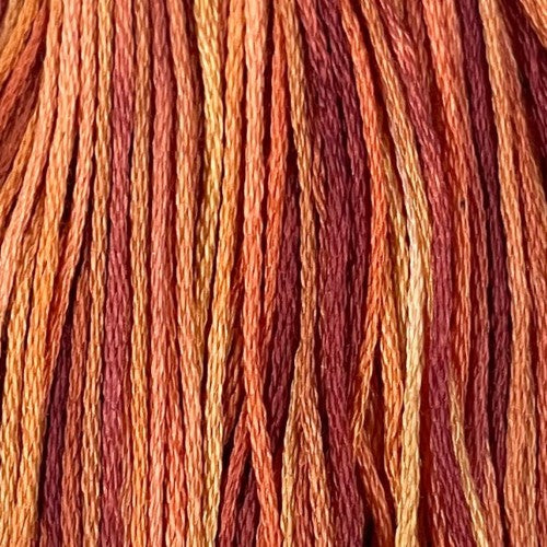 Valdani Variegated 6 Ply Skeins / S305 Vintage Flame