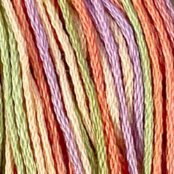 Valdani Variegated 6 Ply Skeins / V21 Chimney Sparks