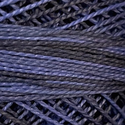 Valdani Variegated 3 Strand Ball Cotton Floss - 30yd / O516 Lavender Blue