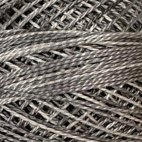 Valdani Variegated Pearl Cotton Ball Size 5 - 46yd / S311 Silver Shadow