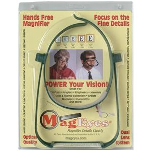 MFD Mageyes Magnifier - green with #2 and #4 lenses