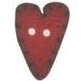 Small Red Applique Heart Button