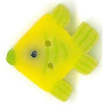 Small Daffodil Fish Button