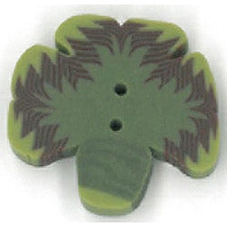 Small Three Leaf Clover Button