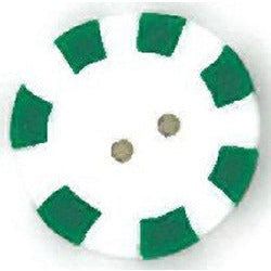 Small Green Peppermint Button