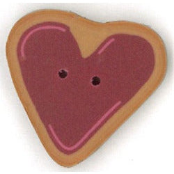 Small Heart Cookie Button