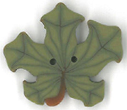 Small Pumpkin Leaf Button